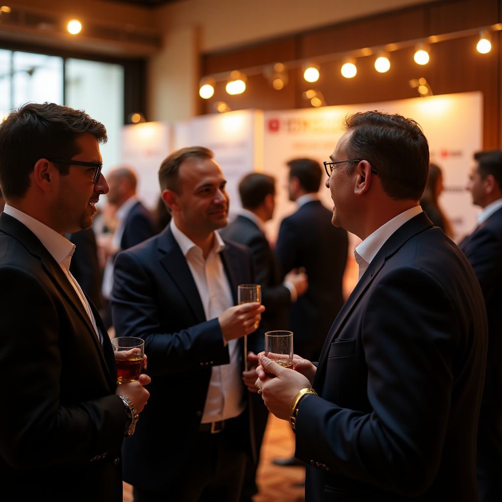 Sesión de networking entre profesionales del sector